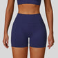 Seamless V-shaped back waist quick-drying shorts