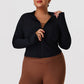 Wholesale plus-size yoga slimming jacket