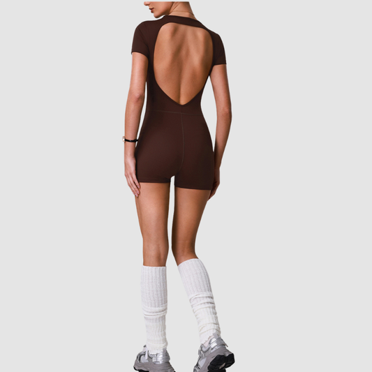Wholesale Hip-High Halter-Neck Backless with pads Jumpsuits