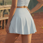Wholesale anti-exposure fake two piece yoga skirt