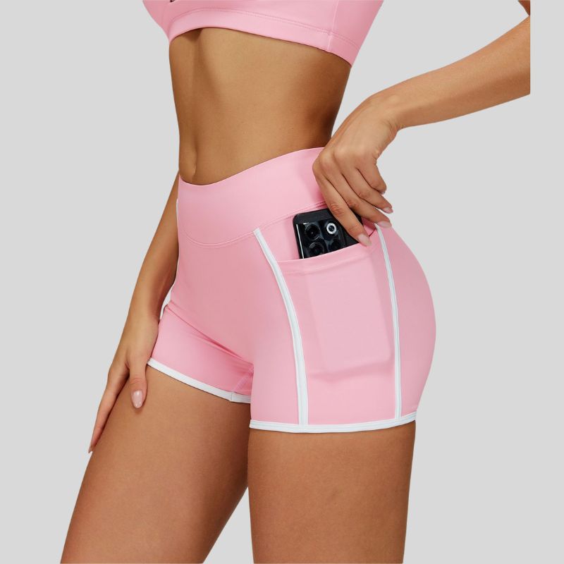 Contrasting Yoga Fitness Shorts