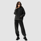 Wholesale Women's Colorblock Hooded Sweatshirt & Jogger Pants Set