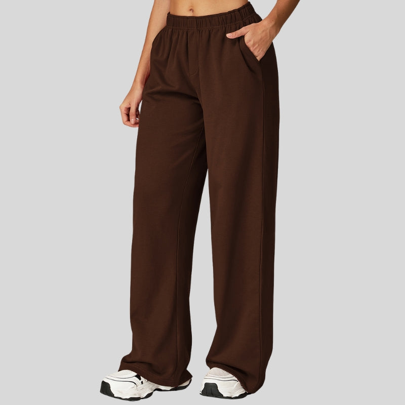 Loose-fitting wide-leg casual sweatpants