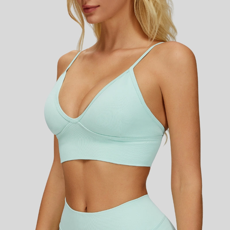 Quick-drying yoga back sports bra