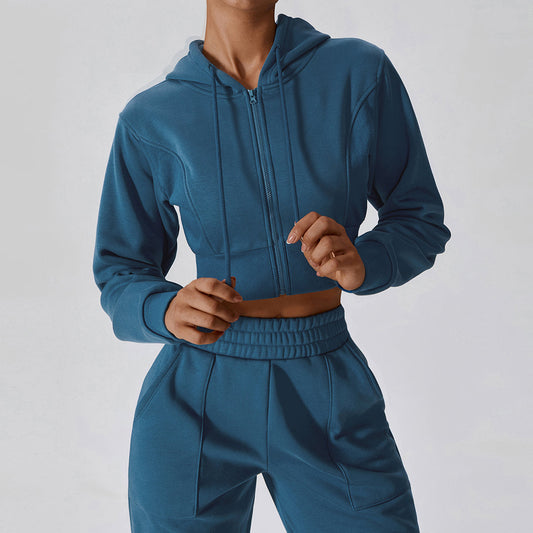 Wholesale Casual loose long sleeve zipper | Wonderxfans bulk activewear
