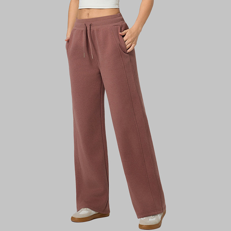 Warm Drawstring Loose-fitting Sweatpants