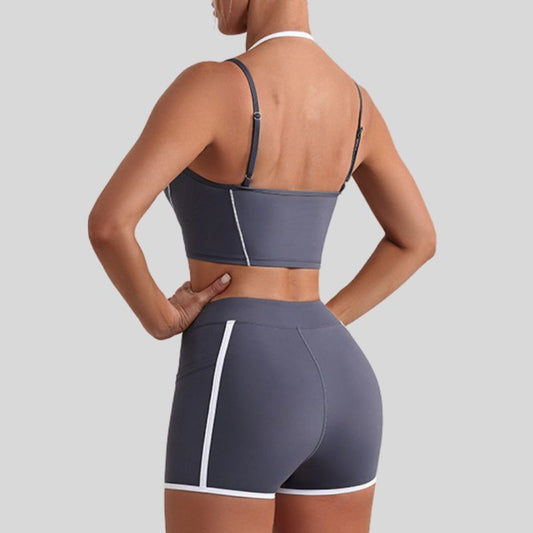 Wholesale Faux two-piece bra + tight | Wonderxfans bulk activewear
