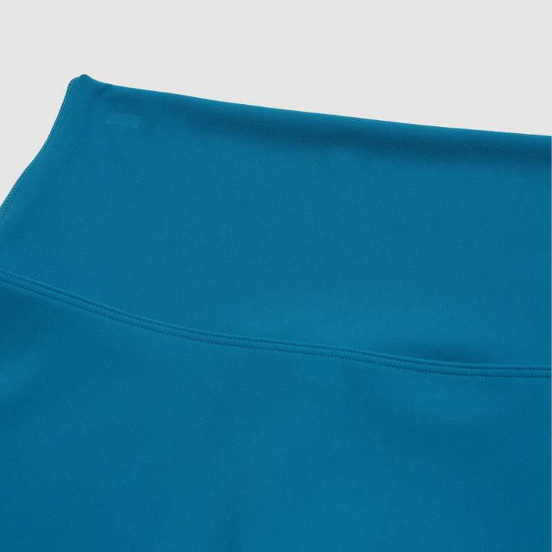 Wholesale Seam-Detail Cropped Short-Sleeve Top & High-Waist Biker Shorts Set – Brushed Yoga 2-Piece