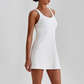 Wholesale Naked-Feel Anti-Exposure Sports Tennis Dress with Built-In Bra – Quick-Dry Active Dress