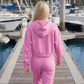 Wholesale Women’s Fleece-Lined Zip Hoodie – Cropped Relaxed Winter Jacket