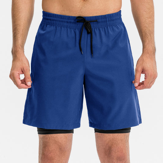 Wholesale Men's fake two solid color | Wonderxfans bulk activewear