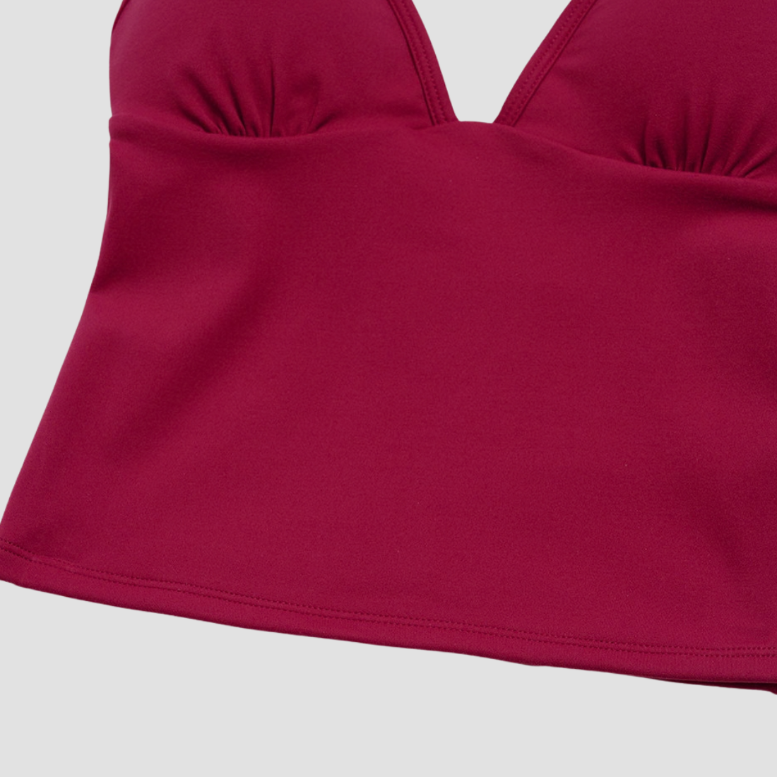 Wholesale Women's Deep-V Sleeveless Vest + Long Pants Yoga Set