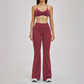 Naked and beautiful back bra+high waisted Legging 2-piece set