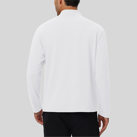 Men's Half-Zip Athletic Long Sleeve Lightweight Thermal Outdoor Top
