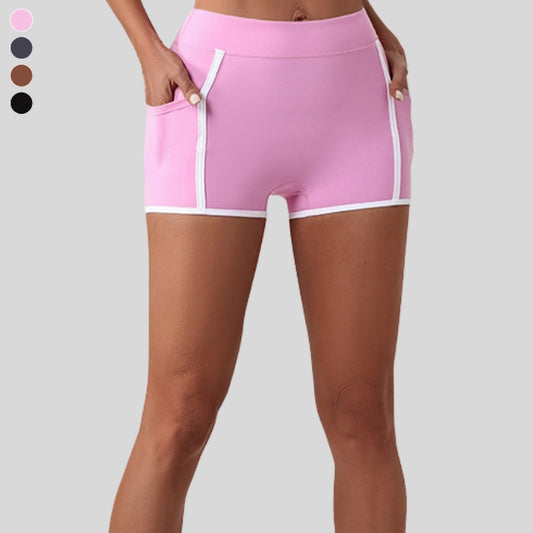 Contrasting Yoga Fitness Shorts
