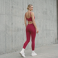 Wholesale Women's Sleeveless Crop Top Back Zip Yoga Bodysuit