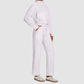 Wholesale Women's Zip Sweatshirt & Wide-Leg Pants Sports Set