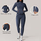 Wholesale women's slim-fit jacket + athletic leggings