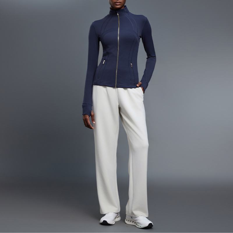 Women's Stand Collar Zip-Up Yoga Jackets