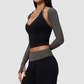 Wholesale Women’s Open-Back Yoga Shrug – Quick-Dry Long Sleeve