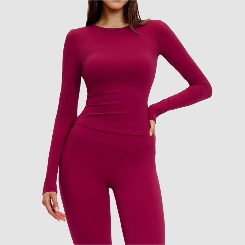 Yoga running sports long sleeve tops