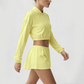 Wholesale Women's Ice-Cool Zip-Up Long Sleeve Jacket & Tennis Skirt Set – Quick-Dry Sun Protection