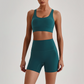 Wholesale Women's Quick-Dry Naked Feel Vest+Fitted Biker Shorts Yoga Set