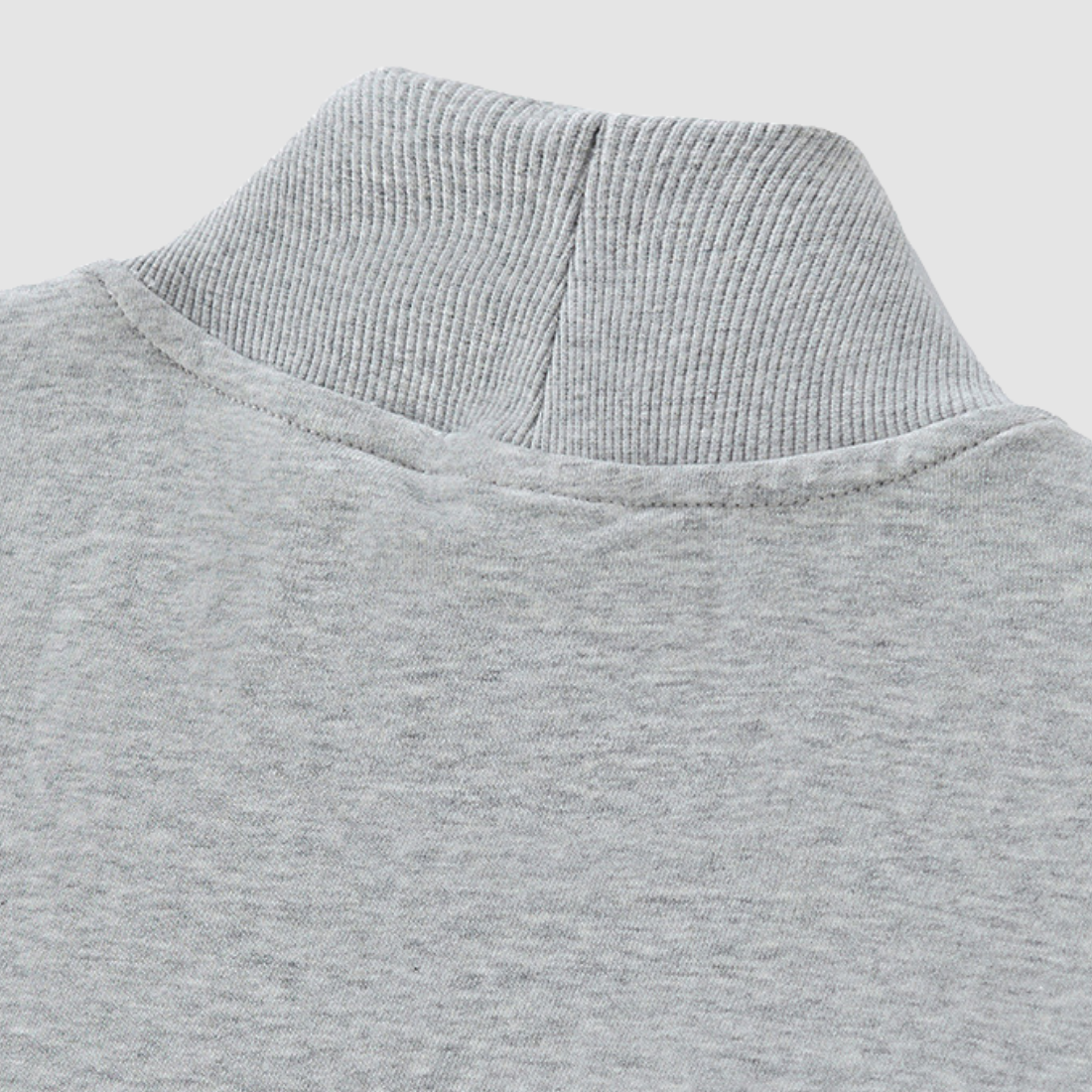 Wholesale Women’s Mock-Neck Boxy Sweatshirt – Relaxed Cotton Blend
