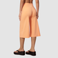 Wholesale Women's High-Waist Brushed Cropped Yoga Pants – Loose Wide-Leg Mid-Length Fitness Pants