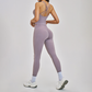 Wholesale Cross Back Tank Top+High Waist Legging 2-piece Set