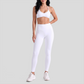 Wholesale High-Waist Yoga Leggings+Naked-Feel Bra Set