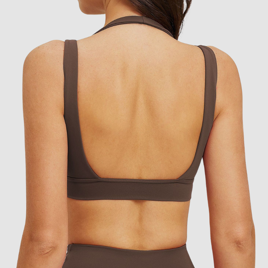 Wholesale halter-neck sports bras | Wonderxfans bulk activewear