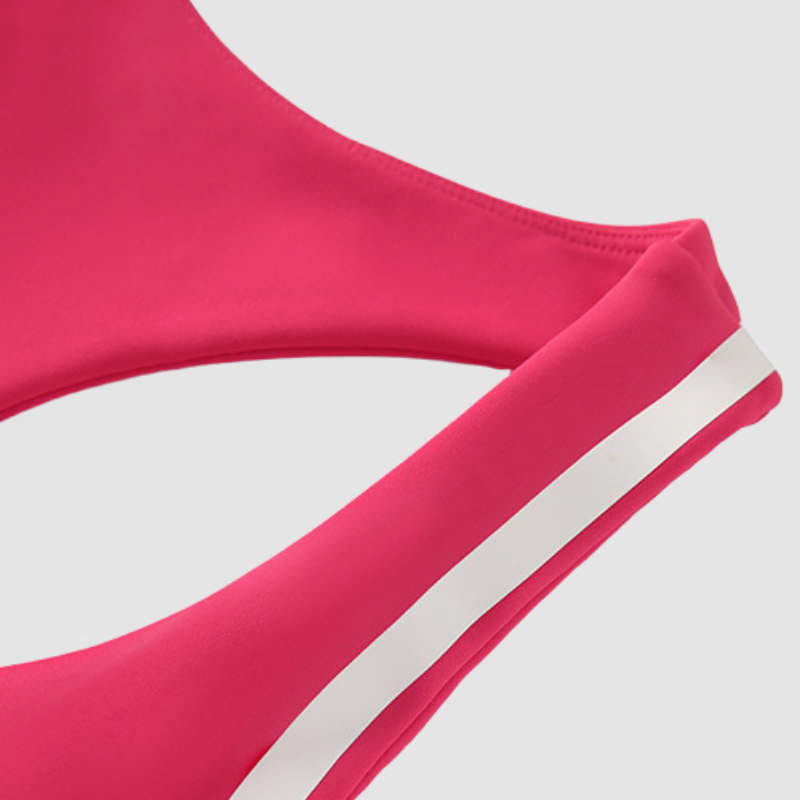 Wholesale color-blocked sports yoga bras