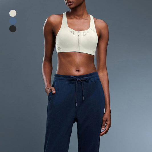 Wholesale Zip-Front Sports Bra | Wonderxfans bulk activewear