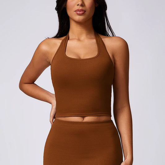 Wholesale Halterneck running fitness yoga sports | Wonderxfans bulk activewear
