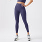 High-waisted stretchy athletic leggings