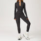 Snug-Fit Long Sleeve Jumpsuit