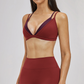 Wholesale fake two contrasting back yoga bras