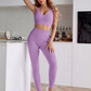 Women's Sports Yoga Bra and Leggings Two-Piece Set