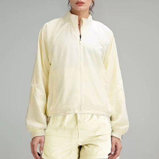 Wholesale Contrasted color Full zipper jacket | Wonderxfans bulk activewear