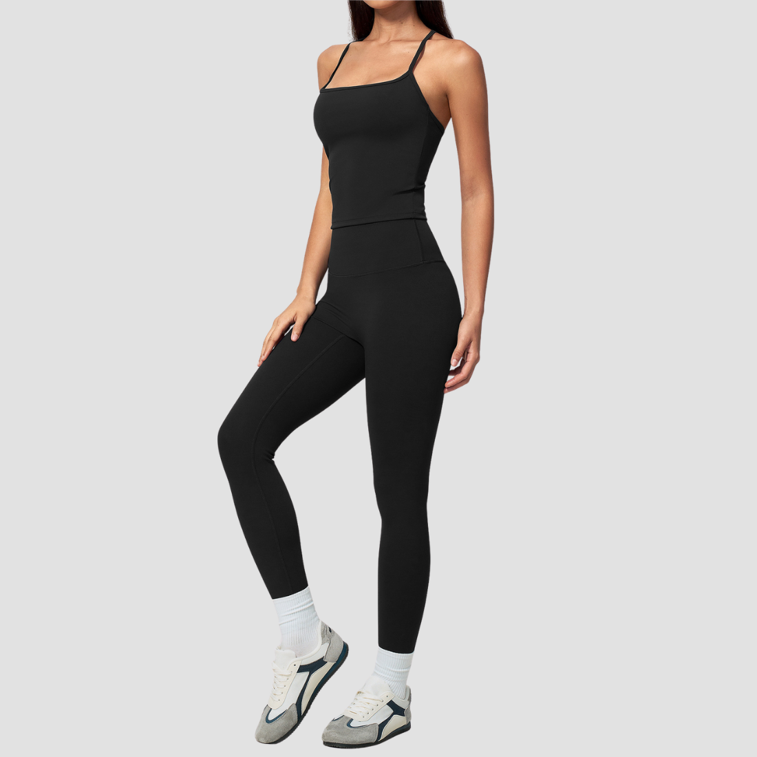 Wholesale 2-Piece Yoga Set – Camisole & Leggings Fitness Outfit