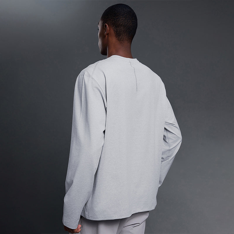 Men's Basic Round Neck Long Sleeve Shirt