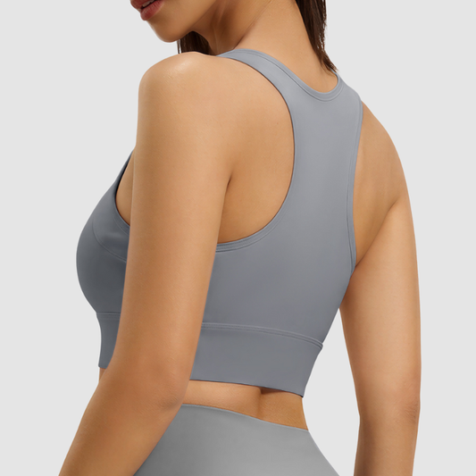 Wholesale racer shape back sports bra | Wonderxfans bulk activewear