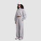 Wholesale Women’s Mock-Neck Boxy Sweatshirt – Relaxed Cotton Blend