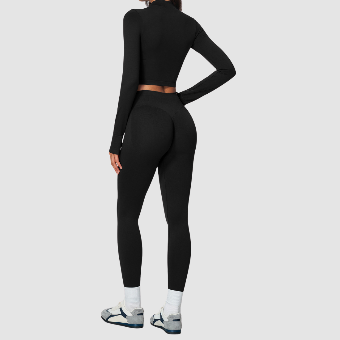 Wholesale Women's Bra, Leggings & Cardigan Yoga 3-Piece Set