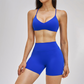 Wholesale Cross Back Tank Top+High Waist short 2-piece Set