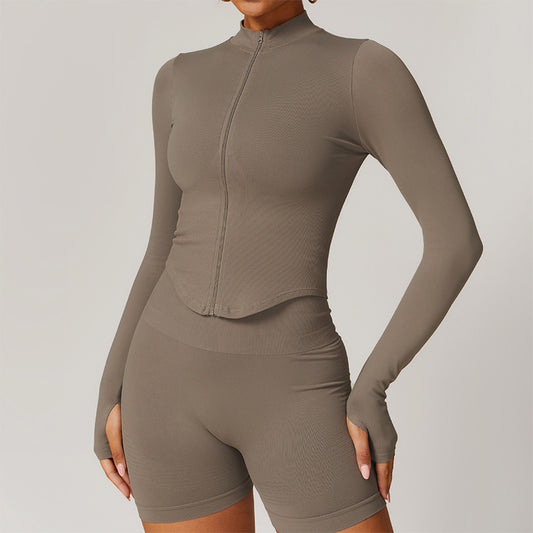 Wholesale Seamless Quick-Dry Long Sleeve Full | Wonderxfans bulk activewear
