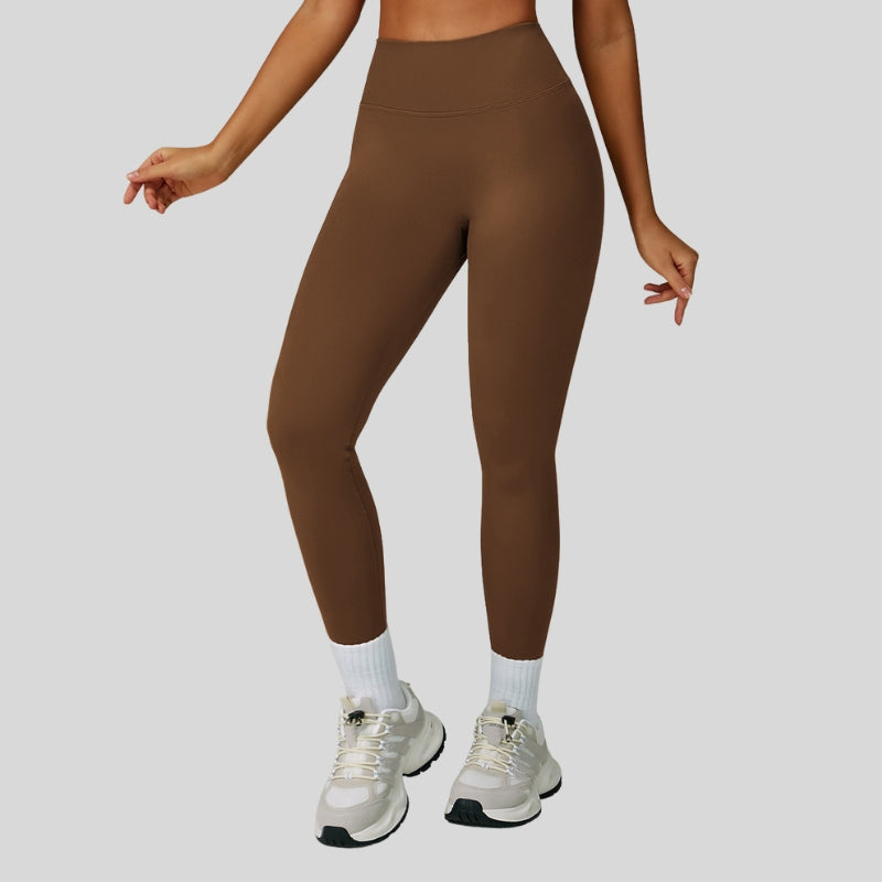 Seamless V-shaped back waist quick-drying legginggs