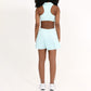 Polo Collar Cut-Out Back Tennis Dress