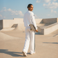 Wholesale Women's Side Stripe Long Sleeve Sweatshirt & Jogger Pants Set
